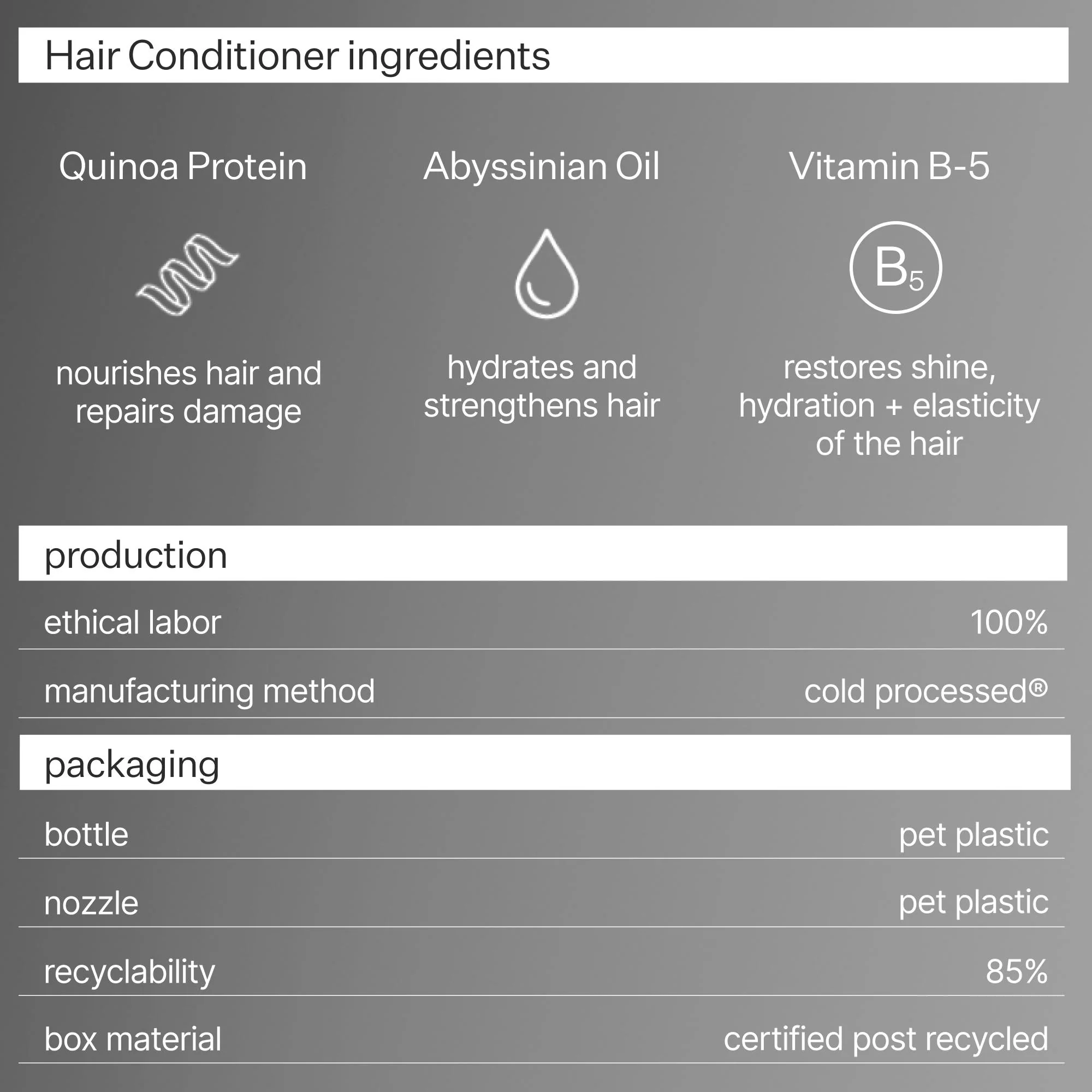 1% Vitamin B-5 Fine Hair Conditioner Jumbo - Image 5